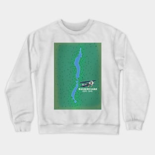 Maligne lake alberta Canada lake Crewneck Sweatshirt